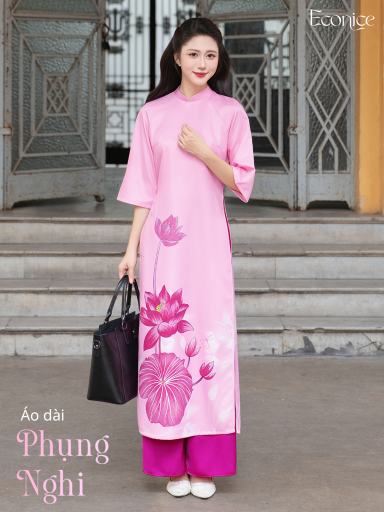 Set áo dài cách tân nữ Econice Phụng Nghi