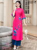 Set áo dài cách tân nữ HOA Hồng Quyên