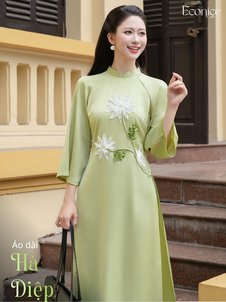 Set áo dài cách tân nữ Econice Hà Diệp