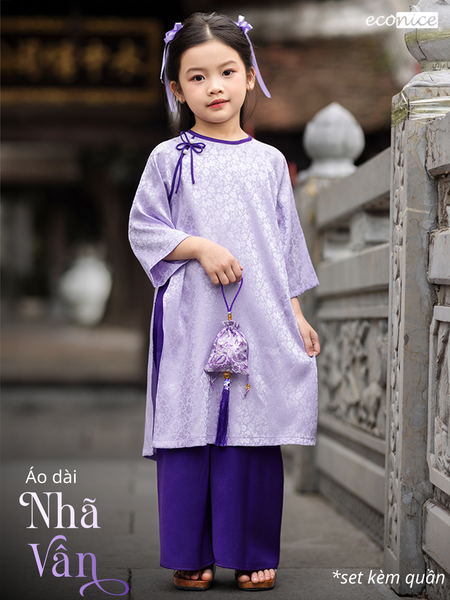 Áo dài cách tân bé gái Econice Nhã Vân