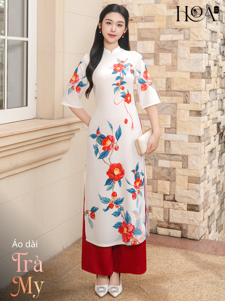 Set áo dài cách tân nữ HOA Trà My