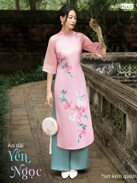 Set áo dài cách tân nữ Econice Yến Ngọc