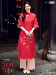 Set áo dài cách tân nữ Econice Xuân Nghi