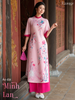 Set áo dài cách tân nữ Econice Minh Lan