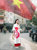 Set áo dài cách tân nữ HOA Việt Nam 2