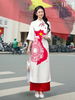 Set áo dài cách tân nữ HOA Việt Nam 2