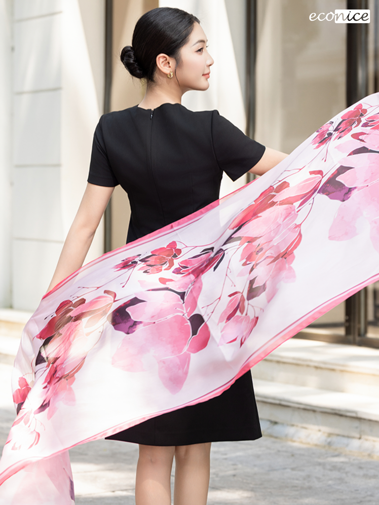 Khăn lụa nữ dài Econice KD12
