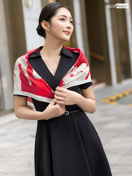 Khăn lụa nữ vuông Econice KV17