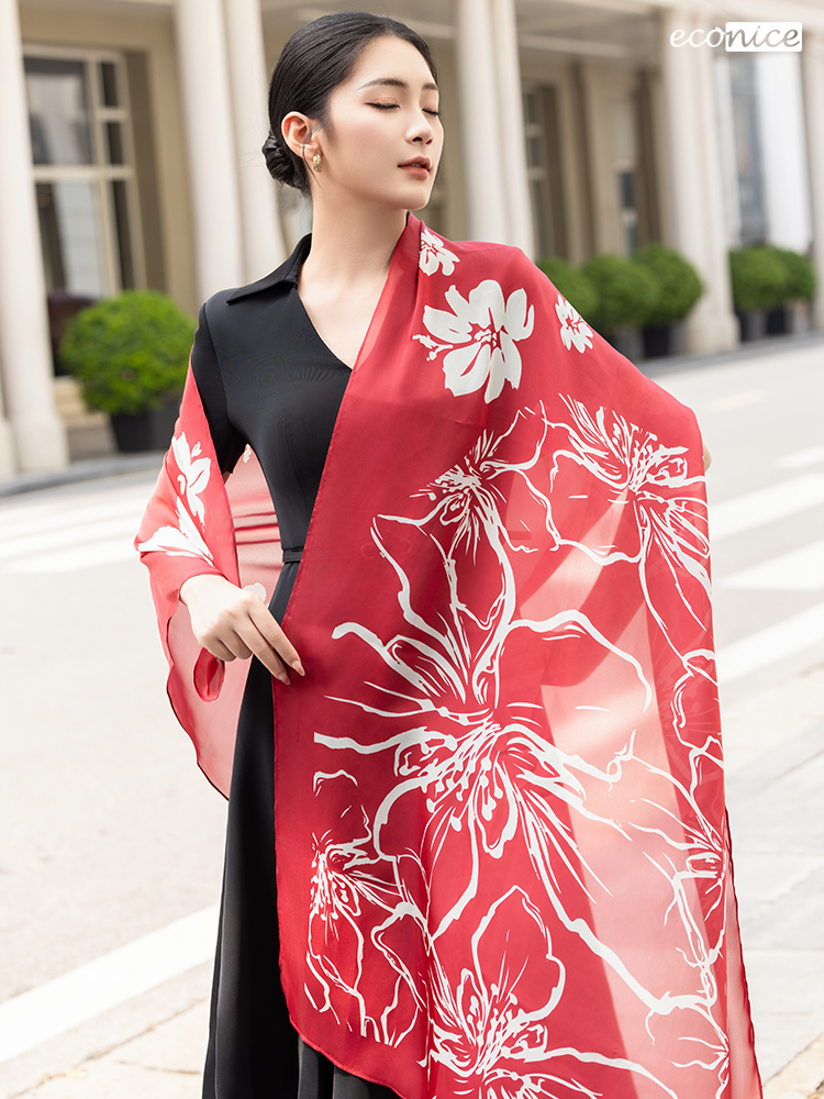 Khăn lụa nữ dài Econice KD17