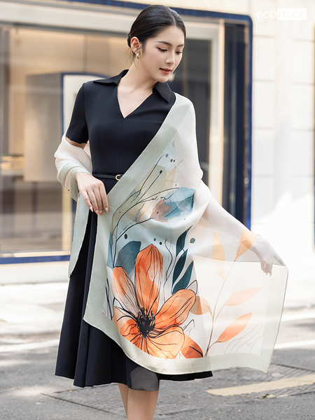 Khăn lụa nữ dài Econice KD01