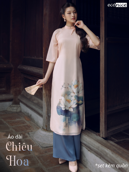 Set áo dài cách tân nữ Econice Chiêu Hoa
