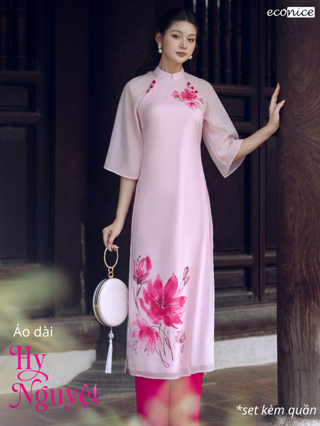 Set áo dài cách tân nữ Econice Hy Nguyệt