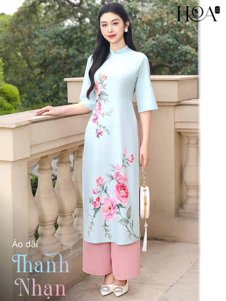 Set áo dài cách tân nữ HOA Thanh Nhạn