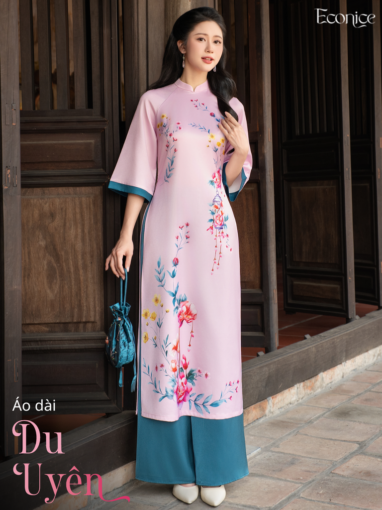 Set áo dài cách tân nữ Econice Du Uyên