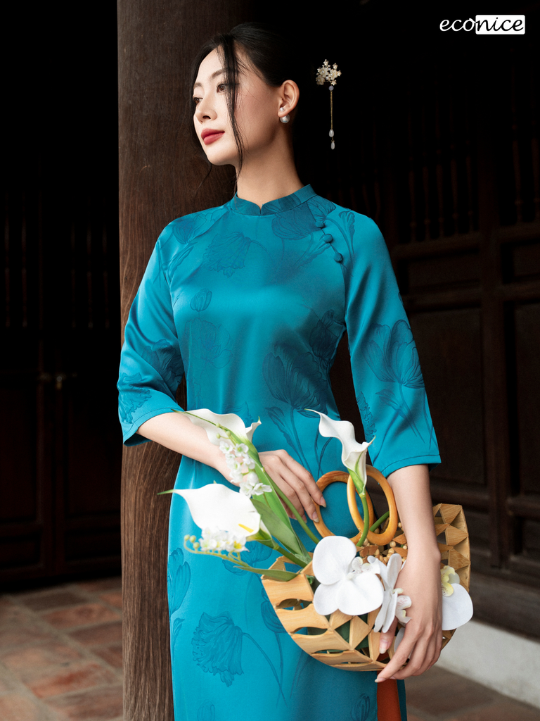 Set áo dài cách tân nữ Econice Bích Trâm