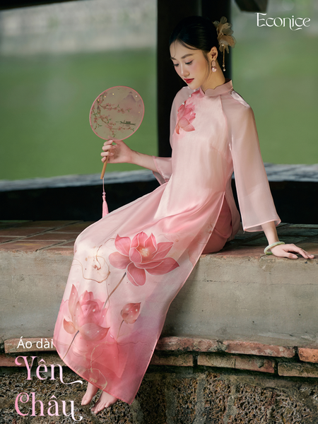 Set áo dài cách tân nữ Econice Yên Châu