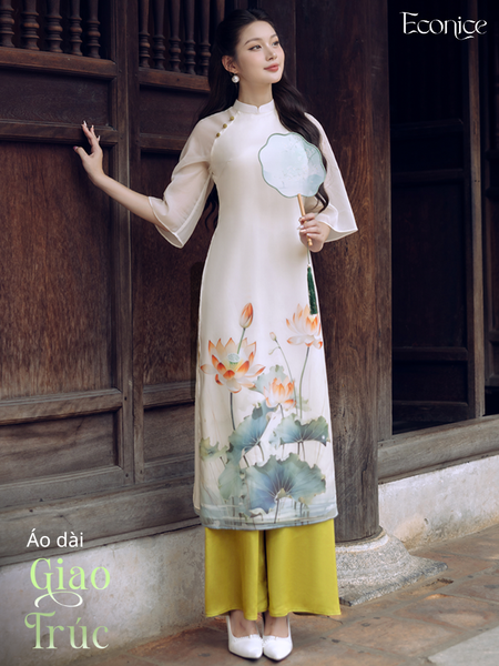 Set áo dài cách tân nữ Econice Giao Trúc