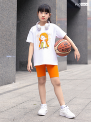 Bộ đồ biker cotton bé gái Econice E4sbtg01