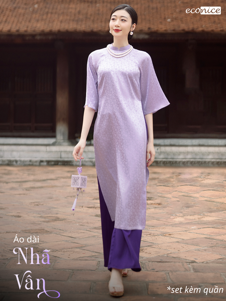 Set áo dài cách tân nữ Econice Nhã Vân