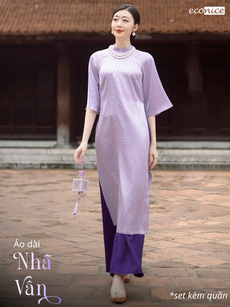 Set áo dài cách tân nữ Econice Nhã Vân
