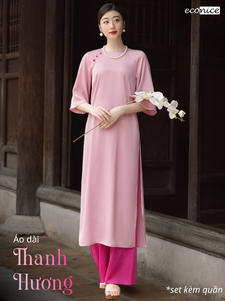 Set áo dài cách tân nữ Econice Thanh Hương