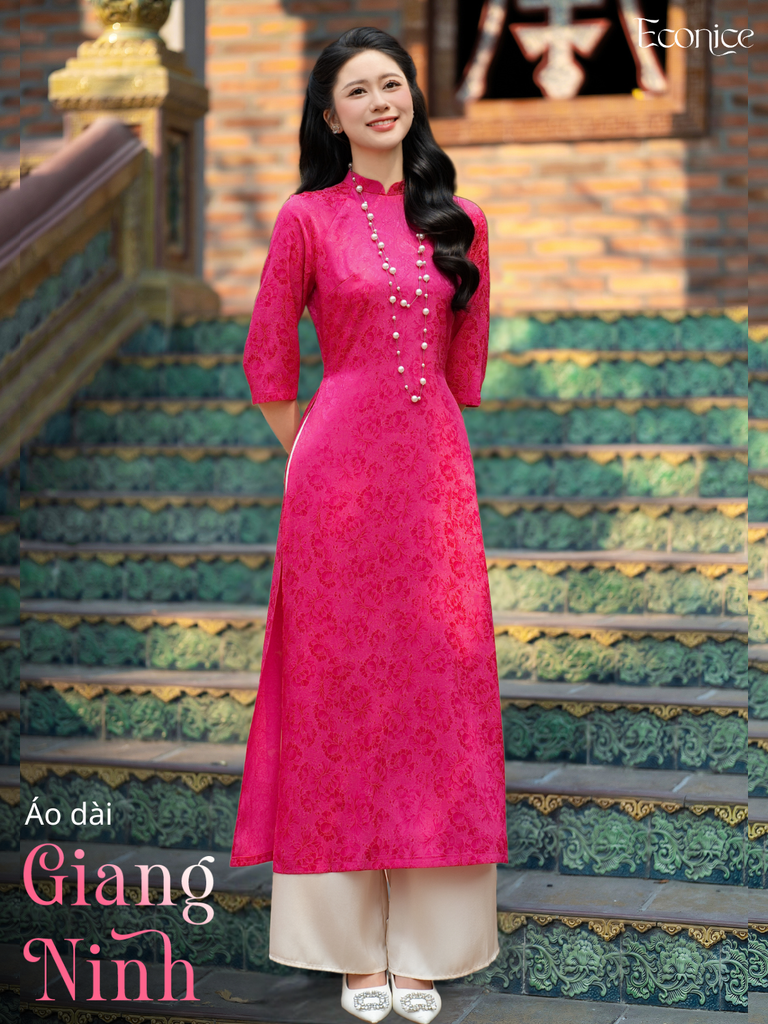 Set áo dài cách tân nữ Econice Giang Ninh