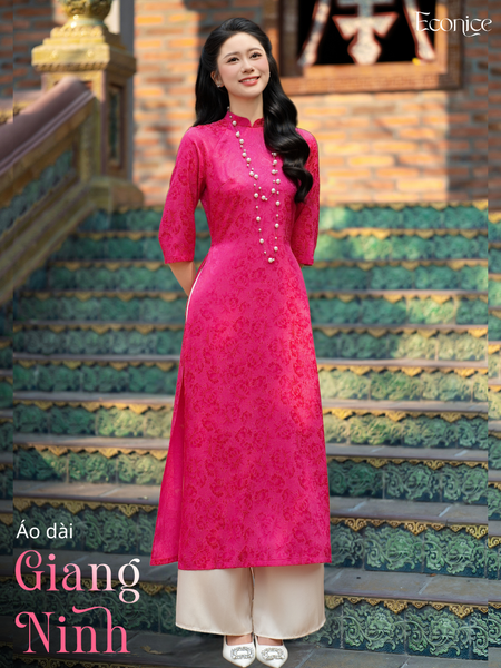 Set áo dài cách tân nữ Econice Giang Ninh