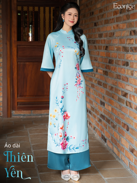 Set áo dài cách tân nữ Econice Thiên Yên