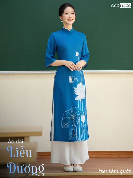 Set áo dài cách tân nữ Econice Liễu Dương