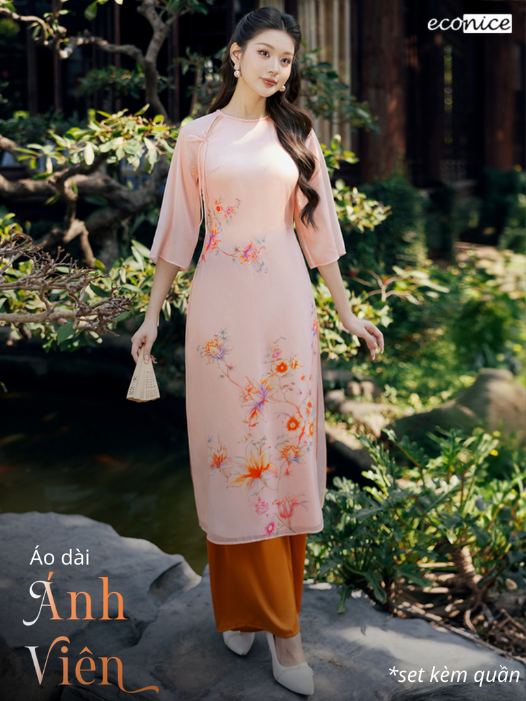 Set áo dài cách tân nữ Econice Ánh Viên