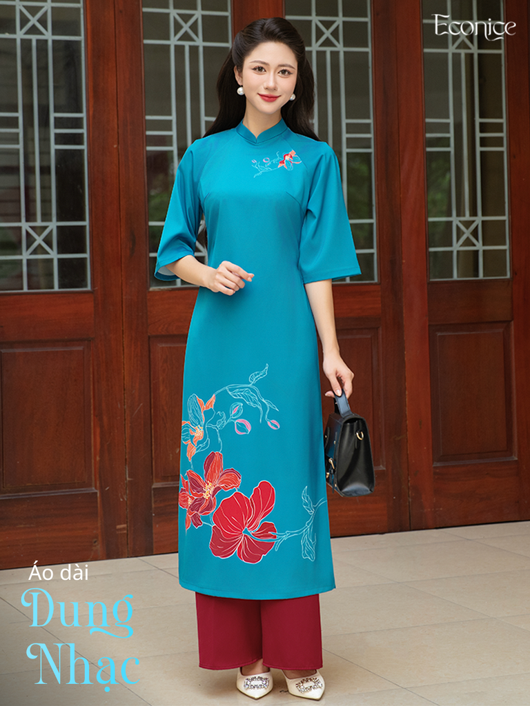 Set áo dài cách tân nữ Econice Dung Nhạc