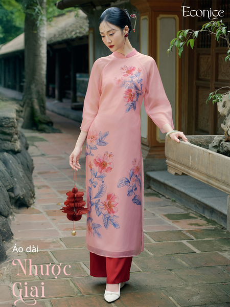 Set áo dài cách tân nữ Econice Nhược Giai