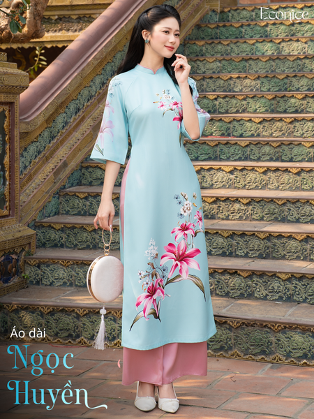 Set áo dài cách tân nữ Econice Ngọc Huyền