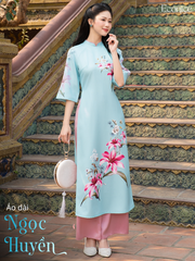 Set áo dài cách tân nữ Econice Ngọc Huyền