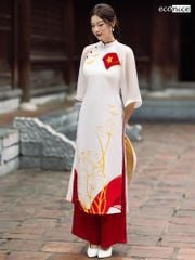 Set áo dài cách tân nữ Econice Lạc Việt