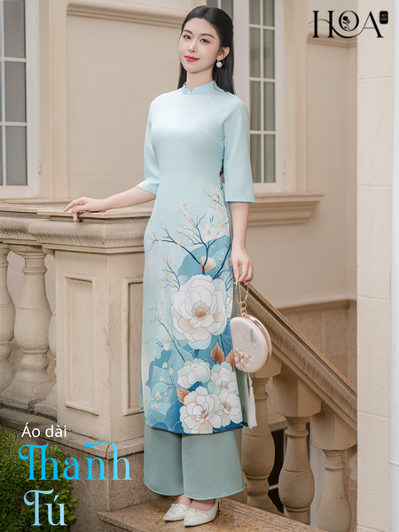 Set áo dài cách tân nữ HOA Thanh Tú