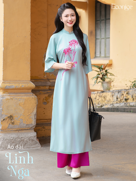 Set áo dài cách tân nữ Econice Linh Nga