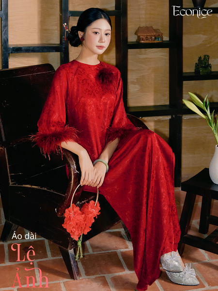 Set áo dài cách tân nữ Econice Lệ Ảnh