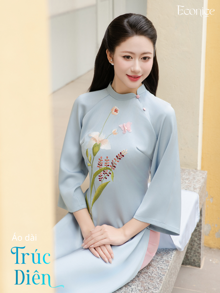 Set áo dài cách tân nữ Econice Trúc Diên