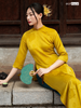 Set áo dài cách tân nữ Econice Quỳnh Lưu