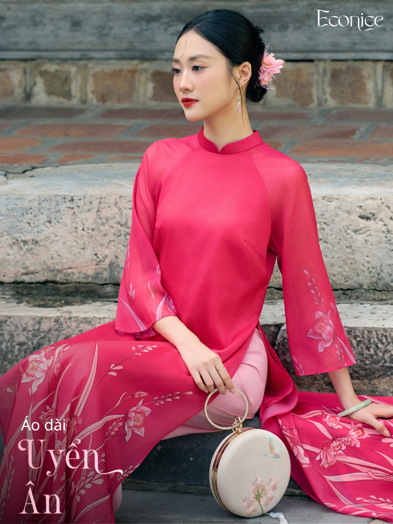 Set áo dài cách tân nữ Econice Uyển Ân