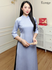 Set áo dài cách tân nữ Econice Châu Giang