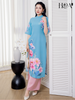 Set áo dài cách tân nữ HOA Như Hoa 2