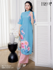 Set áo dài cách tân nữ HOA Như Hoa 2