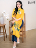 Set áo dài cách tân nữ HOA Linh Ly 2