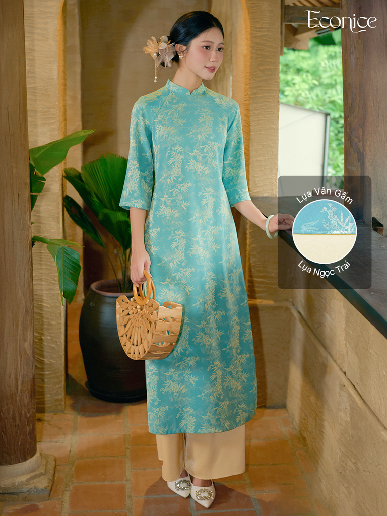 Set áo dài cách tân nữ Econice Chính Lan