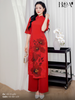 Set áo dài cách tân nữ HOA Viên Minh 2