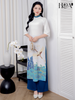 Set áo dài cách tân nữ HOA Thiên Di 2