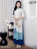 Set áo dài cách tân nữ HOA Thiên Di 2