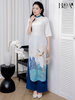 Set áo dài cách tân nữ HOA Thiên Di 2
